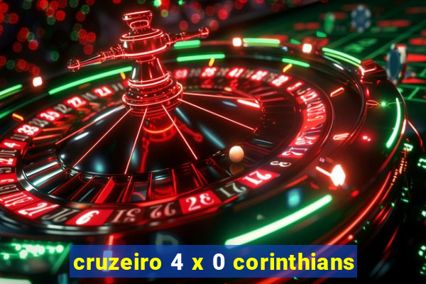 cruzeiro 4 x 0 corinthians